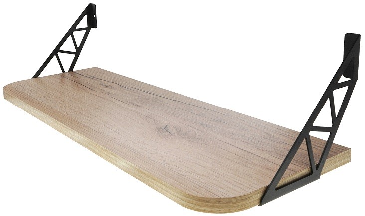 Полка EMBODIMENT EMB-SHF-WW-DEB деревянная, настенная, черная