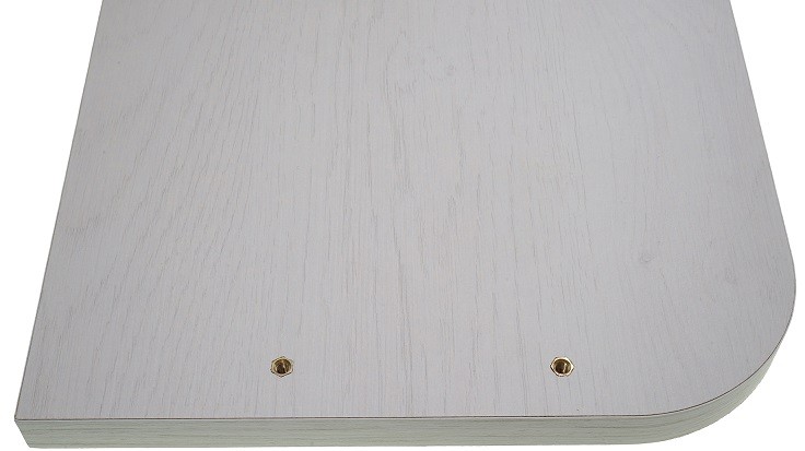 Полка EMBODIMENT EMB-SHF-WW-HAW деревянная, настенная, белая - изображение 5