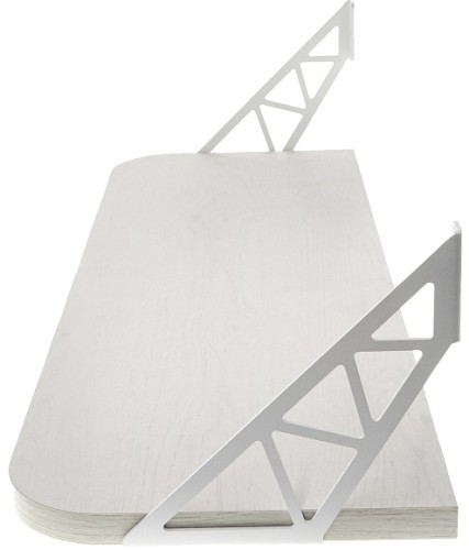 Полка EMBODIMENT EMB-SHF-WW-HAW деревянная, настенная, белая - изображение 3