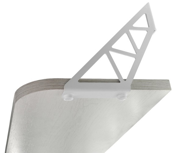 Полка EMBODIMENT EMB-SHF-WW-HAW деревянная, настенная, белая - изображение 4