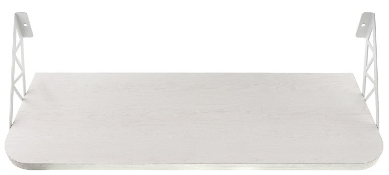 Полка EMBODIMENT EMB-SHF-WW-HAW деревянная, настенная, белая - изображение 2