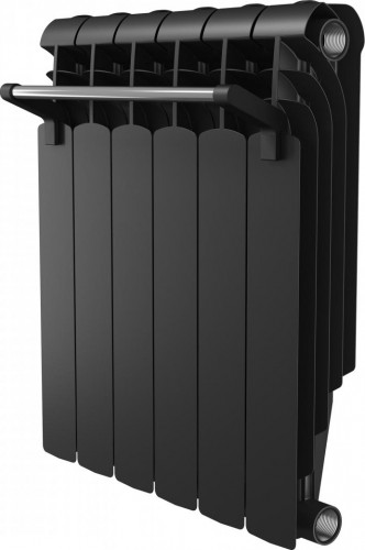 Полотенцедержатель ROYAL THERMO на 6 секц. 15х415 мм арт. RT415-03 черный НС-1199157 - изображение 2