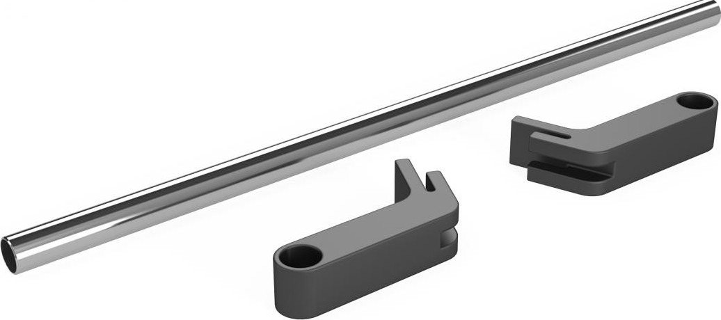 Полотенцедержатель ROYAL THERMO на 6 секц. 15х415 мм арт. RT415-03 черный НС-1199157