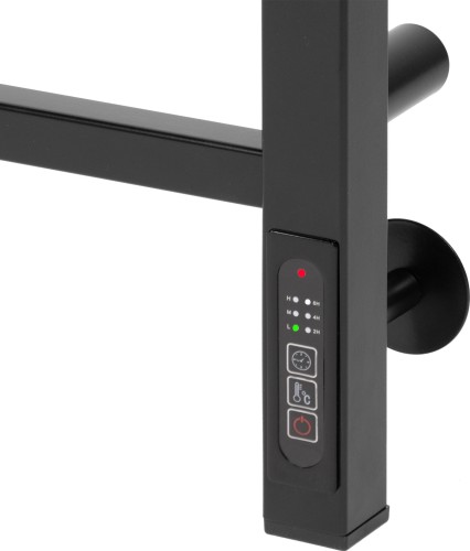 Полотенцесушитель ROYAL THERMO Axel black П6 500х800 электро (встроен. диммер) НС-1433986 - изображение 3