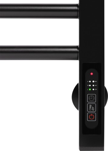 Полотенцесушитель ROYAL THERMO Stato black П11 500х800 электро (встроен. диммер) НС-1433968 - изображение 4