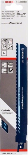 Полотна для сабельных пил BOSCH S1155CHM endurance for HeavyMetal 2608653182 - изображение 2