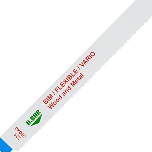 Полотна для сабельных пил D.BOR 280/300*1,8-2,6 мм BIM / FLEXIBLE / VARIO / Wood a metal (2 шт.) D-221-300X3-02 - изображение 2