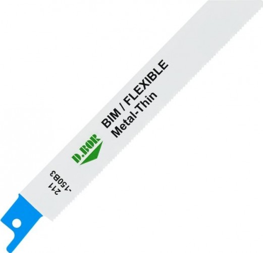 Полотна для сабельных пил D.BOR 130/150*1,4 мм BIM / FLEXIBLE / Metal-Thin по металлу (2 шт.) D-211-150B3-02