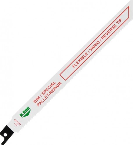 Полотна для сабельных пил D.BOR 205/225*1,8-2,6 мм BIM / PALLET/ РЕМОНТ ПОДДОНОВ (s1122vfr) 5 шт. D-221-225X3P-05