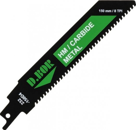Полотна для сабельных пил D.BOR 115/150*3 мм HM / CARBIDE / METAL по металлу 1 шт. D-232-150D4-01