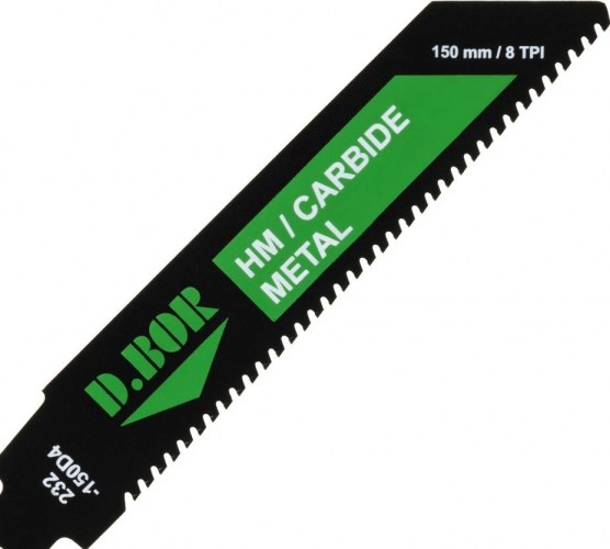 Полотна для сабельных пил D.BOR 115/150*3 мм HM / CARBIDE / METAL по металлу 1 шт. D-232-150D4-01 - изображение 2