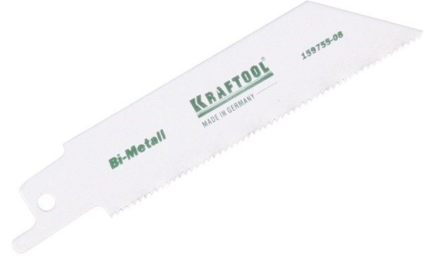 Полотна для сабельных пил KRAFTOOL S522EF "industrie qualitat", по металлу, 80мм 159755-08