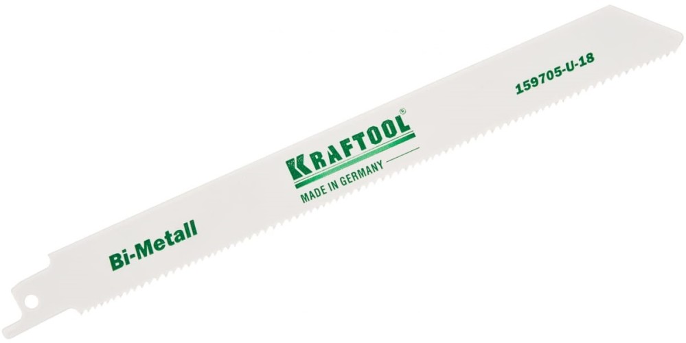 Полотна для сабельных пил KRAFTOOL S1122VF "industrie qualitat", по металлу, дереву, 180мм 159705-U-18