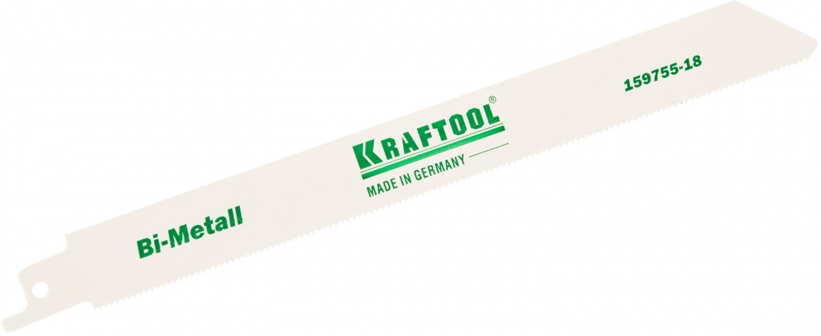 Полотна для сабельных пил KRAFTOOL S1122EF "industrie qualitat", по металлу, 180мм 159755-18