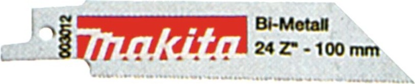 Полотна для сабельных пил MAKITA P-04896 для металла 100x1,0x24tpi, 5 шт.