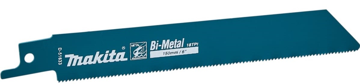 Полотна для сабельных пил MAKITA D-51633 по металлу basic 150x0,9x18tpi, 2 шт.