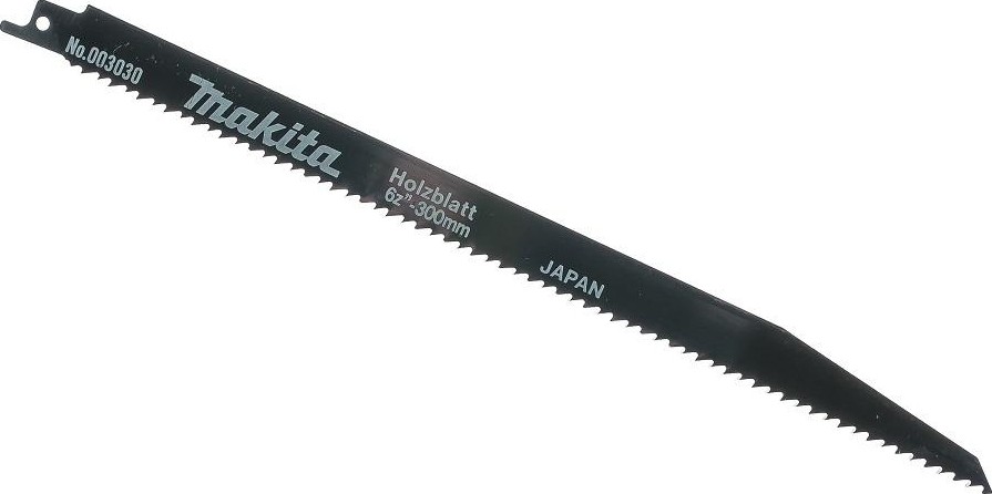 Полотна для сабельных пил MAKITA B-03030 для дерева 300x1,25x6tpi