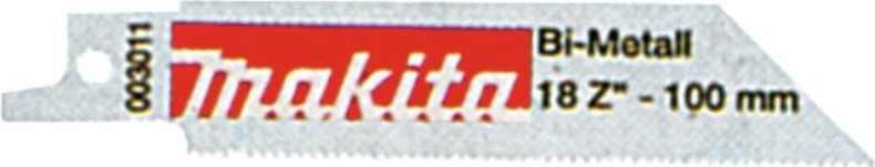 Полотна для сабельных пил MAKITA P-04874 для металла 100x1,0x18tpi, 5 шт.