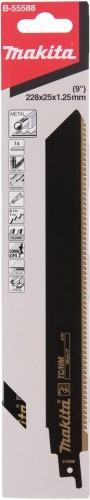 Полотна для сабельных пил MAKITA B-55588 для металла 228x1,25x8tpi - изображение 2
