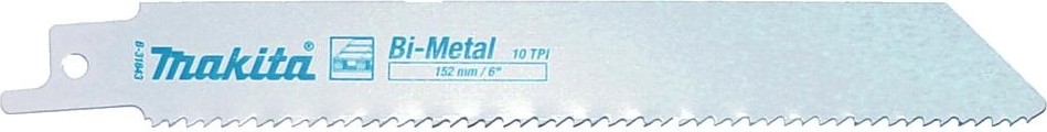 Полотна для сабельных пил MAKITA B-31843 для дерева/металла 152х0,9х6-10tpi, 5 шт.