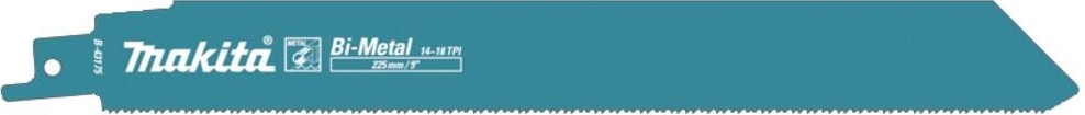 Полотна для сабельных пил MAKITA B-43175 для металла 225x1,1x14+18tpi, 5 шт.
