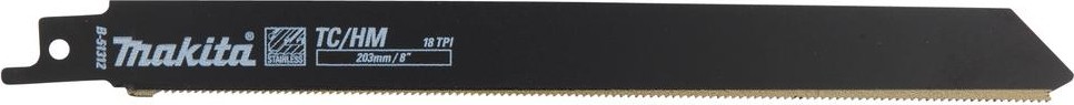Полотна для сабельных пил MAKITA B-51312 для нержавеющей стали 203х1,0х18tpi, 2 шт.