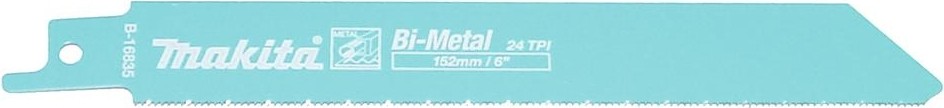 Полотна для сабельных пил MAKITA B-16835 для металла 152x0,9x24tpi, 5 шт.