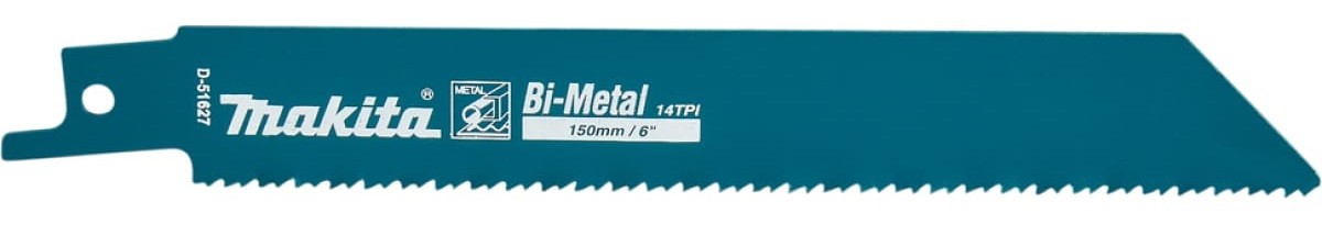 Полотна для сабельных пил MAKITA D-51627 по металлу basic 150x0,9x14tpi, 2 шт. - изображение 3