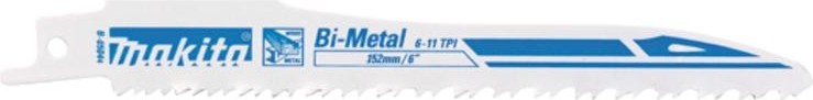 Полотна для сабельных пил MAKITA Super Express для дерева с гвоздями/металла 152х0,9х6-11tpi, 25  B-05044-25