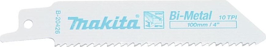 Полотна для сабельных пил MAKITA B-20426 для дерева/металла 100x0,9x10tpi, 5 шт.