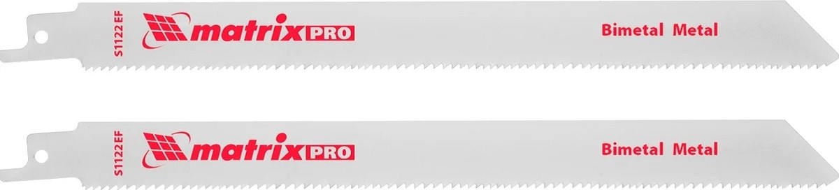 Полотна для сабельных пил MATRIX 782010 по металлу 200/1,4 мм, 2 шт.