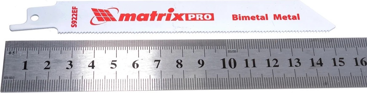 Полотна для сабельных пил MATRIX 782009 по металлу 125/1,4 мм, 2 шт. - изображение 3