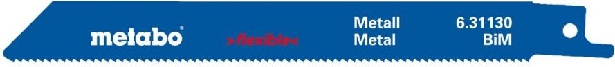 Полотна для сабельных пил METABO S918B 150x0,9/1,8мм HSS (2шт.) 631130000