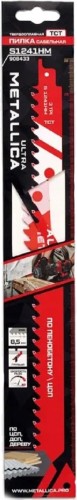 Полотна для сабельных пил METALLICA Ultra S1241HM 300/275мм шаг 8,5мм, TCT-тв. спл., по ЦСП/ДСП/дере 908433