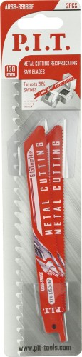 Полотна для сабельных пил P.I.T. S918BF по металлу 130мм ARSB-S918BF - изображение 2