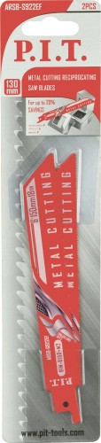 Полотна для сабельных пил P.I.T. S922EF по металлу 130мм ARSB-S922EF - изображение 2