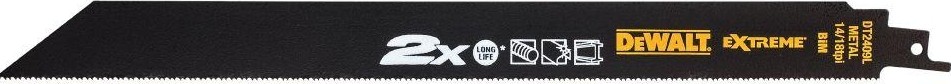 Полотна для сабельных пил по дереву DeWALT BIM 305 мм  (5шт.) DT2409L-QZ DT2409L-QZ