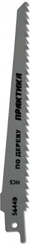 Полотна для сабельных пил ПРАКТИКА  s644d hcs, по дереву, шаг 4,3 мм, длина 150 мм, 2 шт 773-538 - изображение 2
