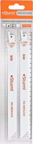 Полотна для сабельных пил Sturm 9019-03-S1122BF 2шт. - изображение 2