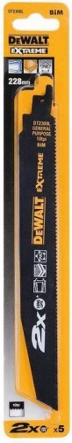 Полотна для сабельных пил универсальные DeWALT BIM 228 мм S1120BF (5шт.) DT2308L-QZ DT2308L-QZ - изображение 2