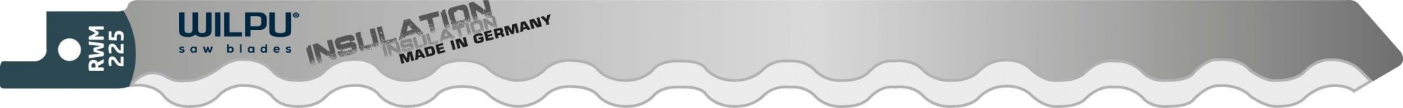 Полотна для сабельных пил WILPU RWM 225 резины, кожи, изоляционного материала 2шт/уп 1602200002