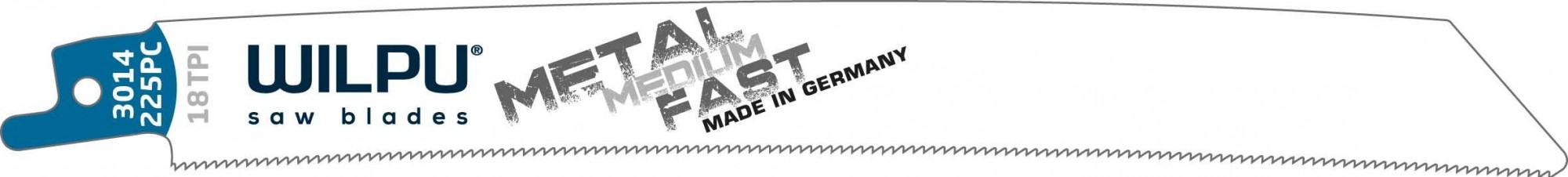 Полотна для сабельных пил WILPU 3014/225 PC нерж.ст.,длит.срок службы от 1,5 до 2,5 мм 5шт/уп 1452200005