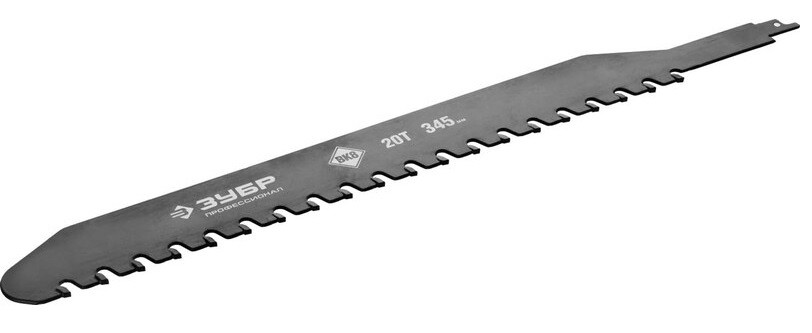 Полотна для сабельных пил ЗУБР ПРОФЕССИОНАЛ по легкому бетону; 460/350, 20 зубьев 159772-20