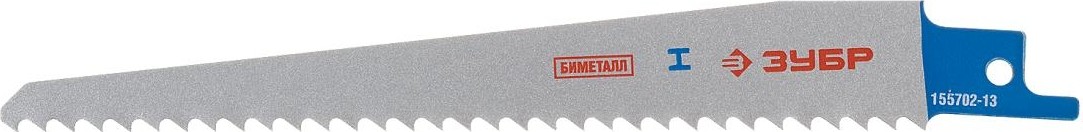 Полотна для сабельных пил ЗУБР ЭКСПЕРТ s611df эл. ножовки bi-metall, дерево с гвоздями, д 155702-13