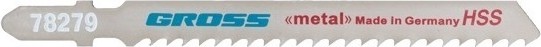 Полотно для пил по металлу GROSS 78279 электролобзика 2 шт.