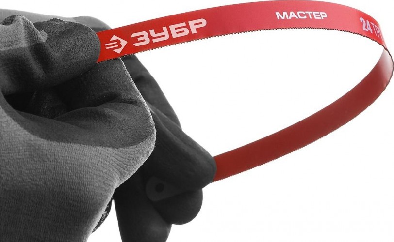Полотно для пил по металлу ЗУБР МАСТЕР-24 гибкое 24 tpi: универсальный рез, 300 мм, 10 шт. 15853-24-10_z01 - изображение 3