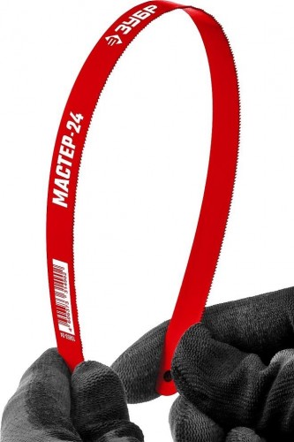 Полотно для пил по металлу ЗУБР МАСТЕР-24 гибкое 24 tpi: универсальный рез, 300 мм, высокоуг 15853-24-1 - изображение 2