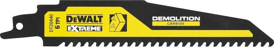 Полотно для сабельных пил DeWALT TCT 152 мм DT20440-QZ DT20440-QZ