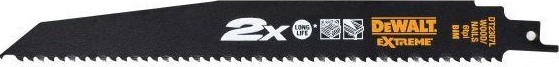 Полотно для сабельных пил DeWALT TCT 228 мм DT2307L-QZ S1110VF DT2307L-QZ