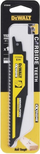 Полотно для сабельных пил DeWALT TCT 152 мм DT20440-QZ DT20440-QZ - изображение 3